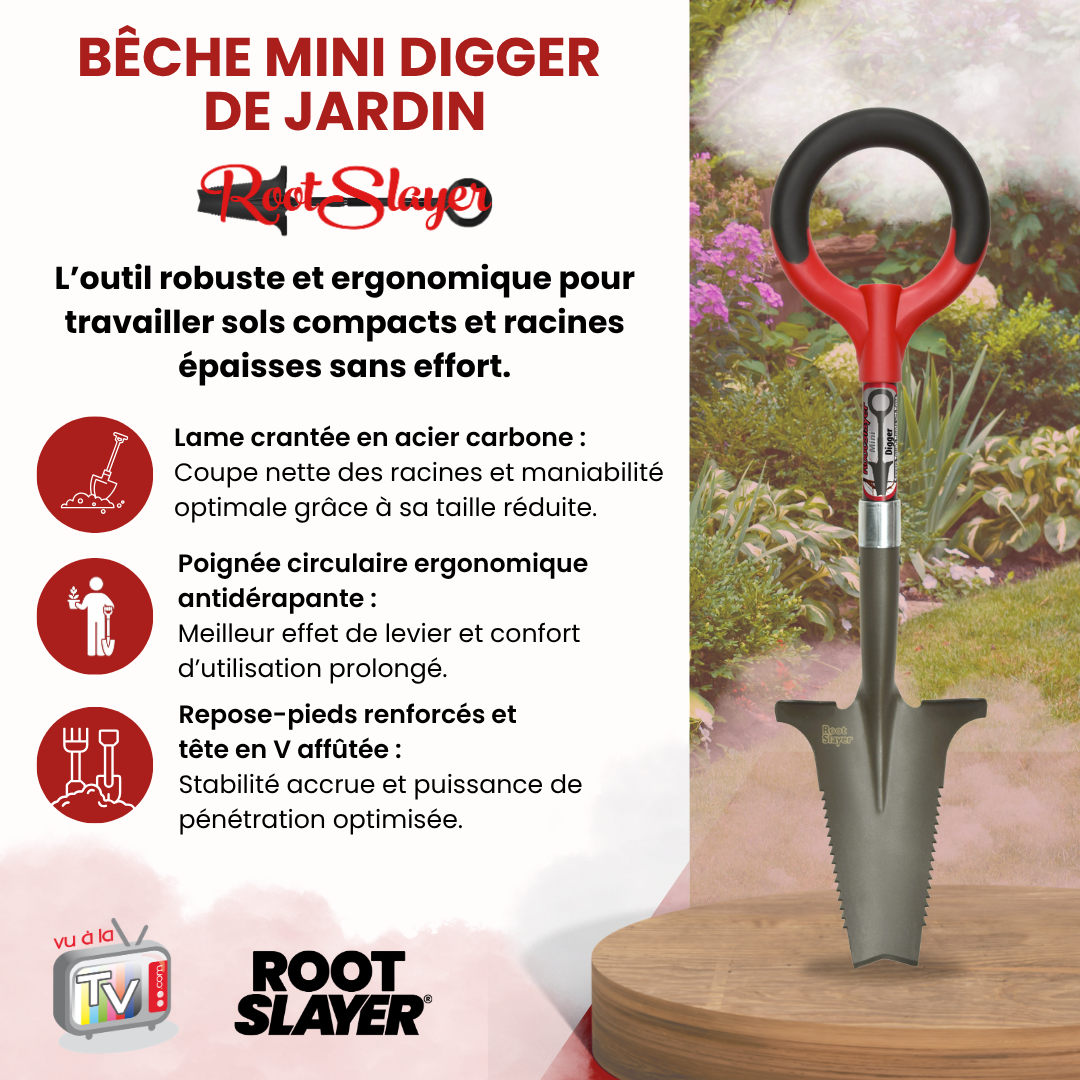 Mini-Digger RootSlayer Spaten