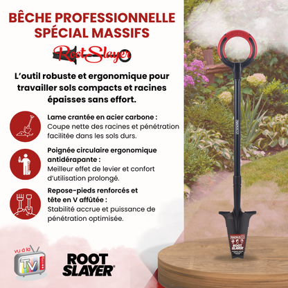 Professioneller RootSlayer Spaten für Blumenbeete