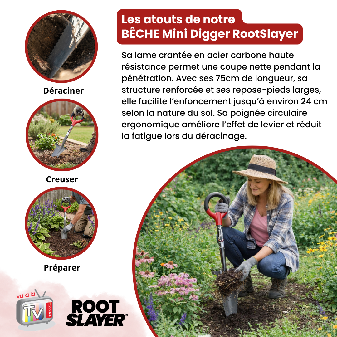 Mini-Digger RootSlayer Spaten