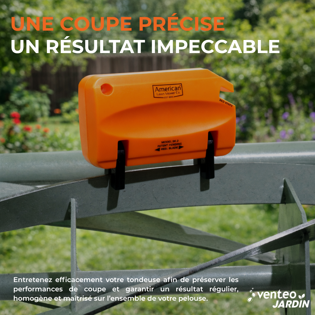 Kit d'Affûtage pour Tondeuse Hélicoïdale | Aiguiseur Lames Manuel