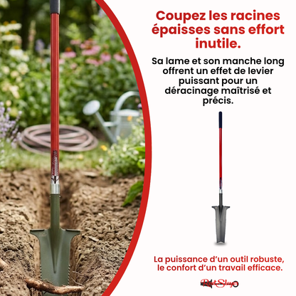 Drainagespaten mit XL-Stiel Rootslayer